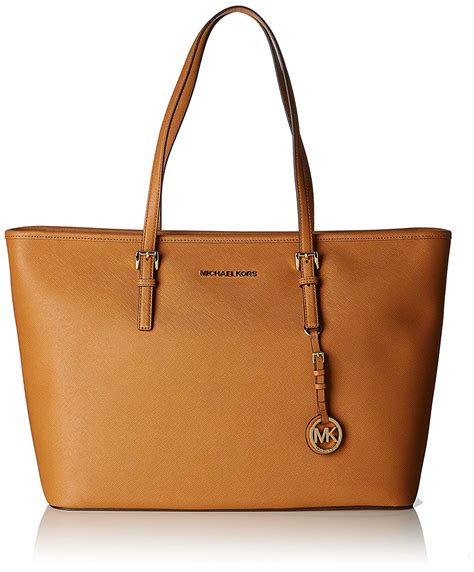 Michael Kors Jet Set Travel Medium Multi Tote, Cinder 